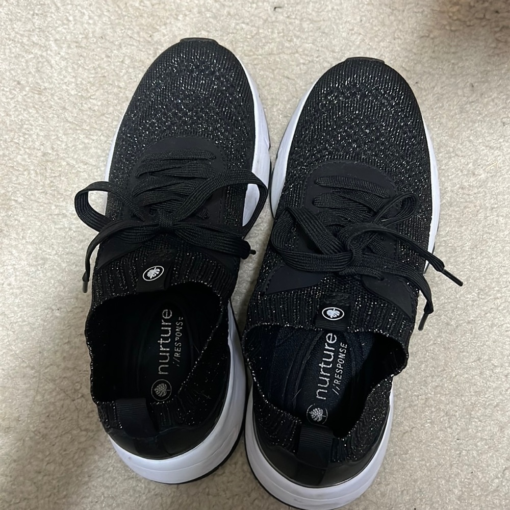 Nurture response glitter shoes
